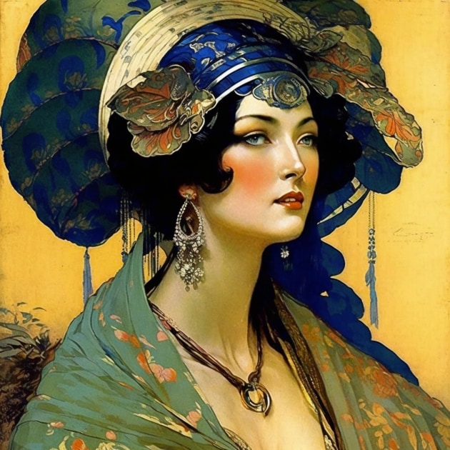 boa-hancock-art-style-of-leon-bakst