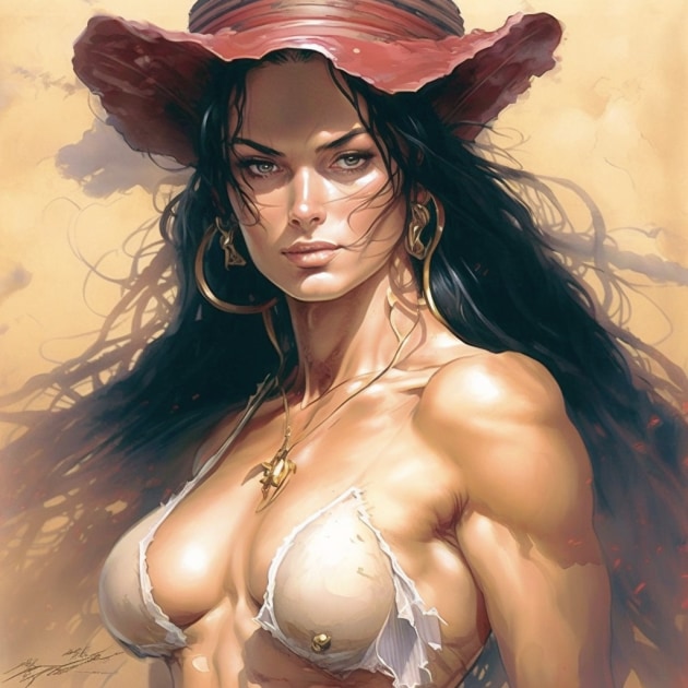 boa-hancock-art-style-of-boris-vallejo