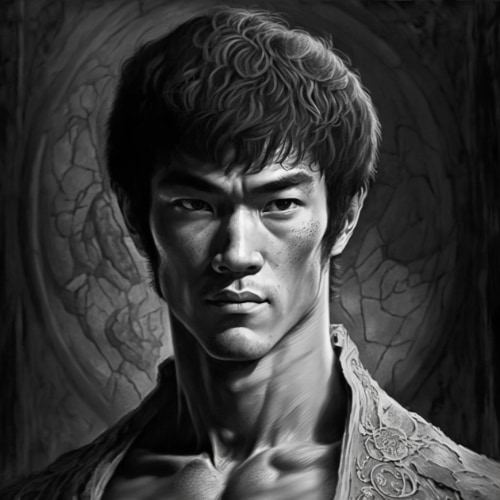 bruce-lee-art-style-of-gustave-dore