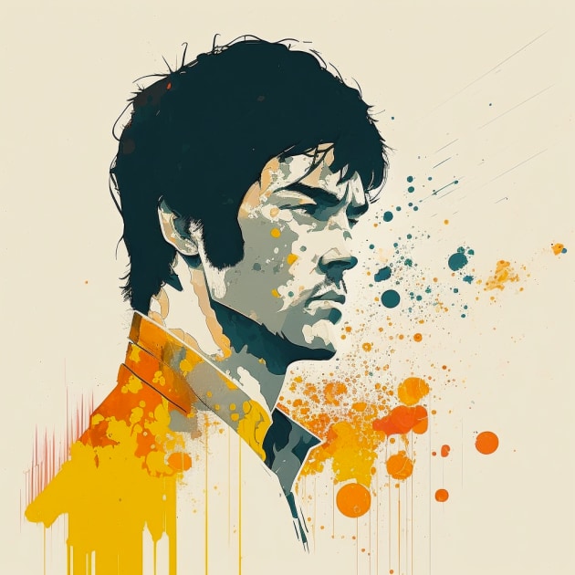 bruce-lee-art-style-of-conrad-roset