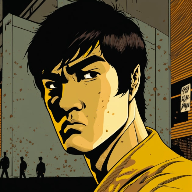 bruce-lee-art-style-of-dan-clowes