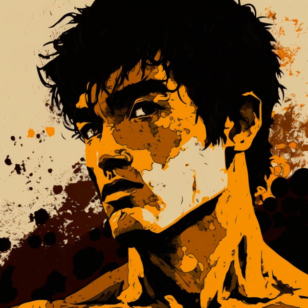 bruce-lee-art-style-of-egon-schiele