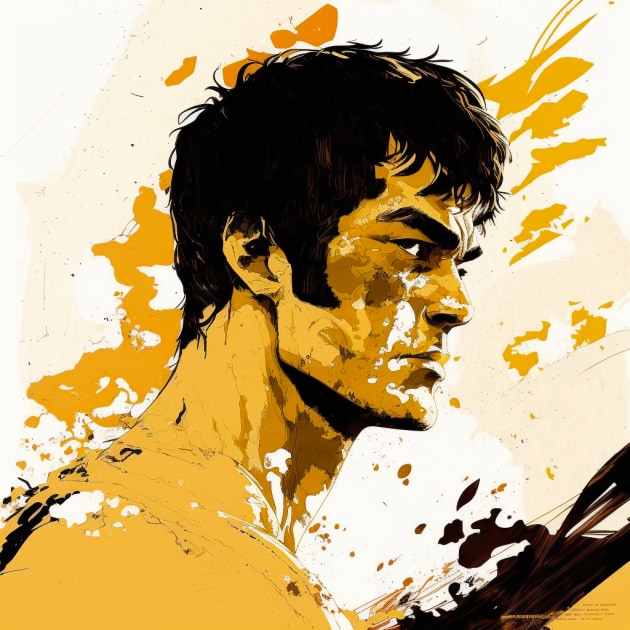 bruce-lee-art-style-of-eric-canete