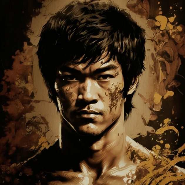 bruce-lee-art-style-of-hans-makart