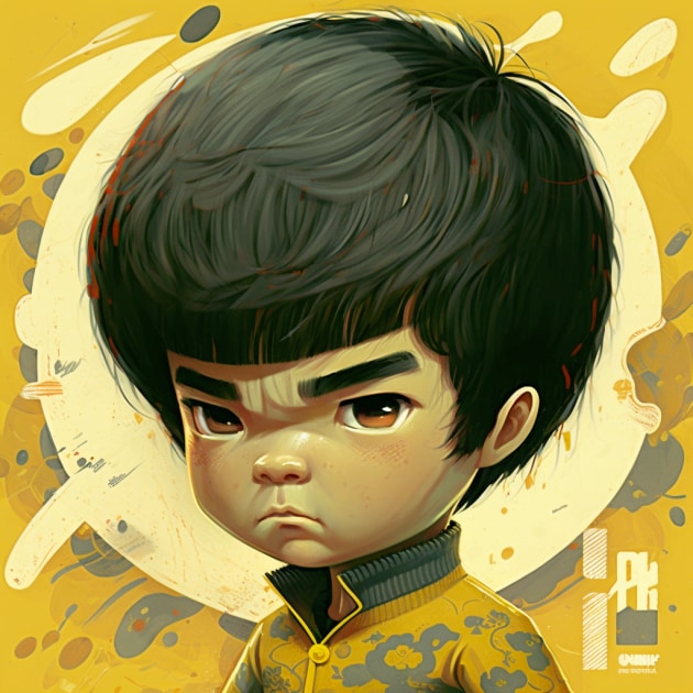 bruce-lee-art-style-of-hikari-shimoda