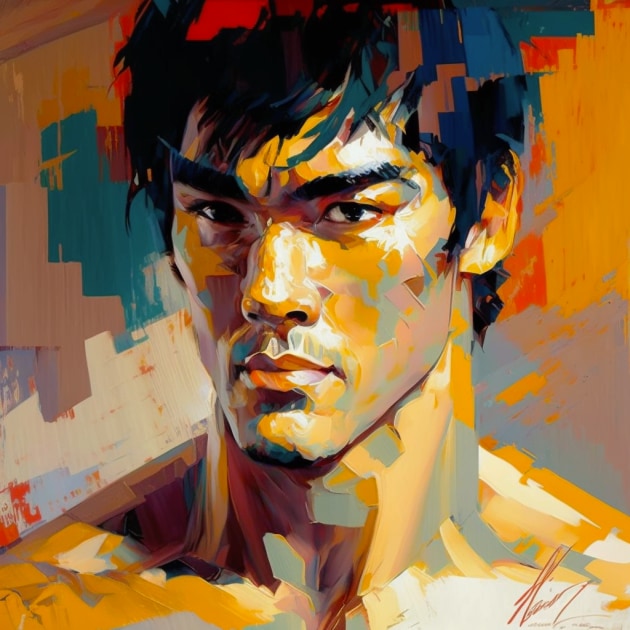 bruce-lee-art-style-of-isaac-maimon