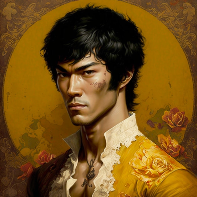 bruce-lee-art-style-of-james-christensen