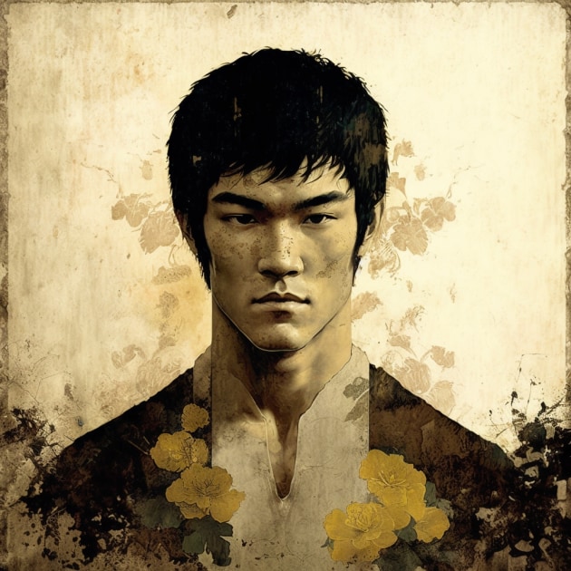 bruce-lee-art-style-of-john-bauer