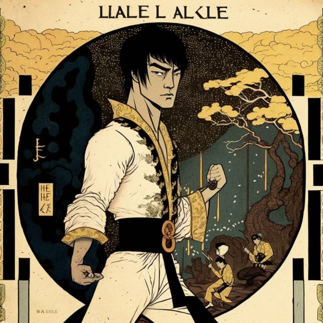 bruce-lee-art-style-of-kay-nielsen