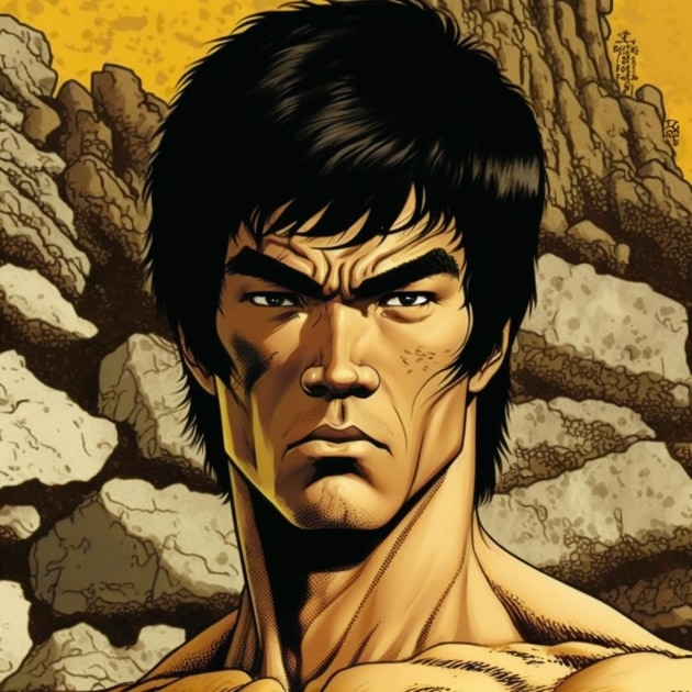 bruce-lee-art-style-of-larry-elmore