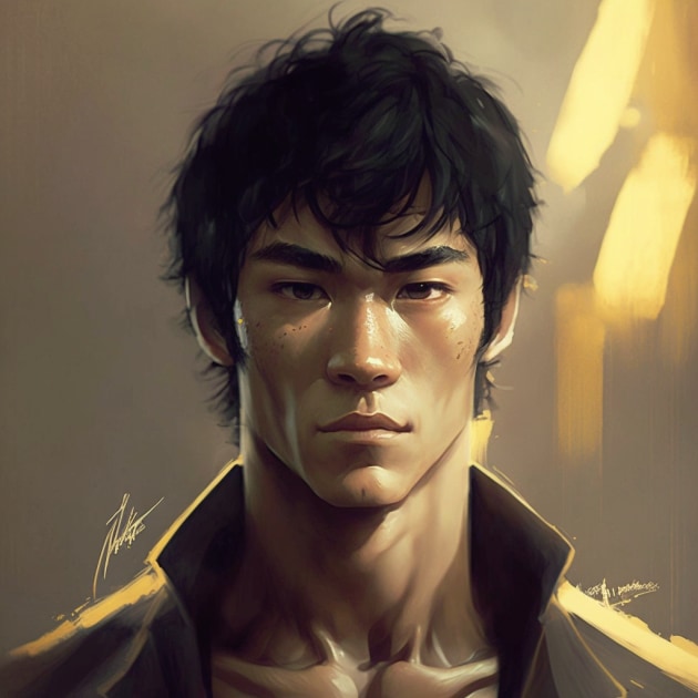 bruce-lee-art-style-of-makoto-shinkai