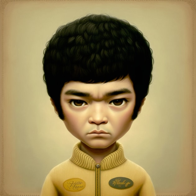 bruce-lee-art-style-of-mark-ryden