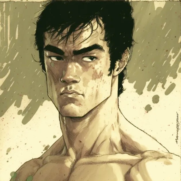 bruce-lee-art-style-of-milo-manara