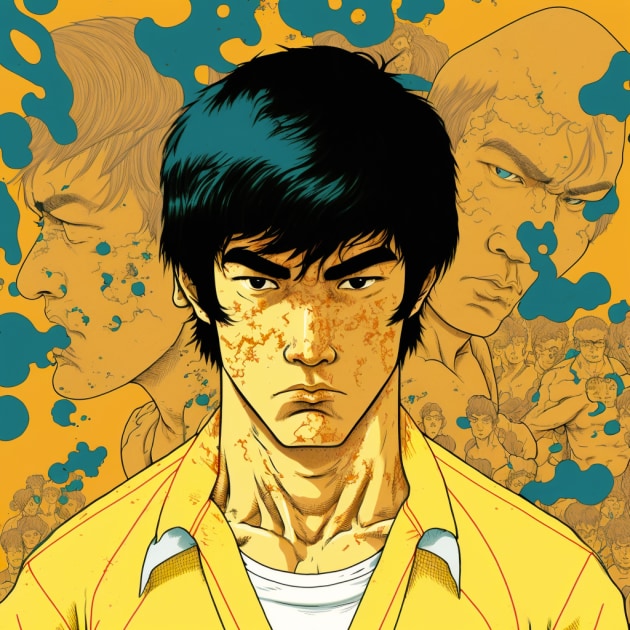 bruce-lee-art-style-of-shintaro-kago