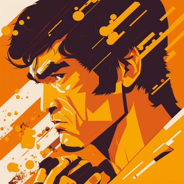 bruce-lee-art-style-of-tom-whalen