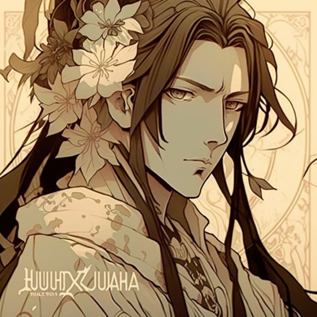 byakuya-kuchiki-art-style-of-alphonse-mucha