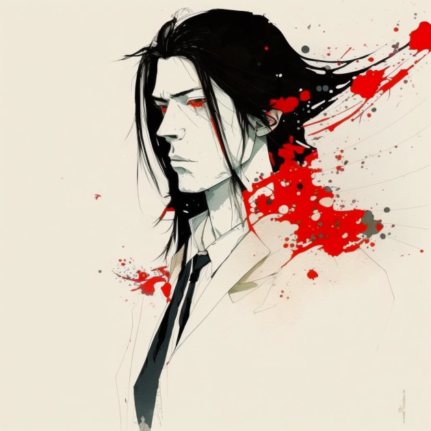 byakuya-kuchiki-art-style-of-conrad-roset