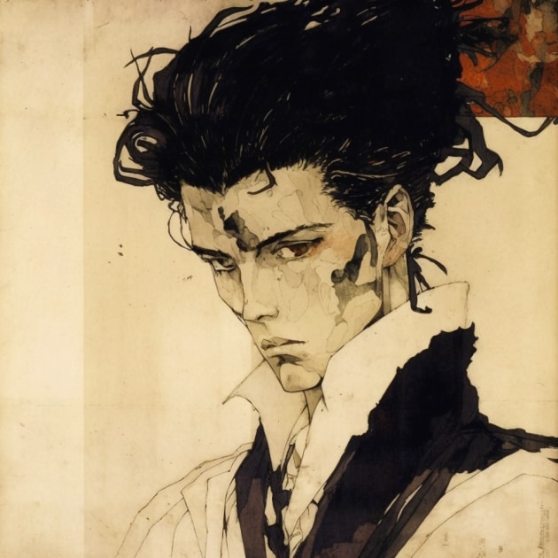 byakuya-kuchiki-art-style-of-egon-schiele