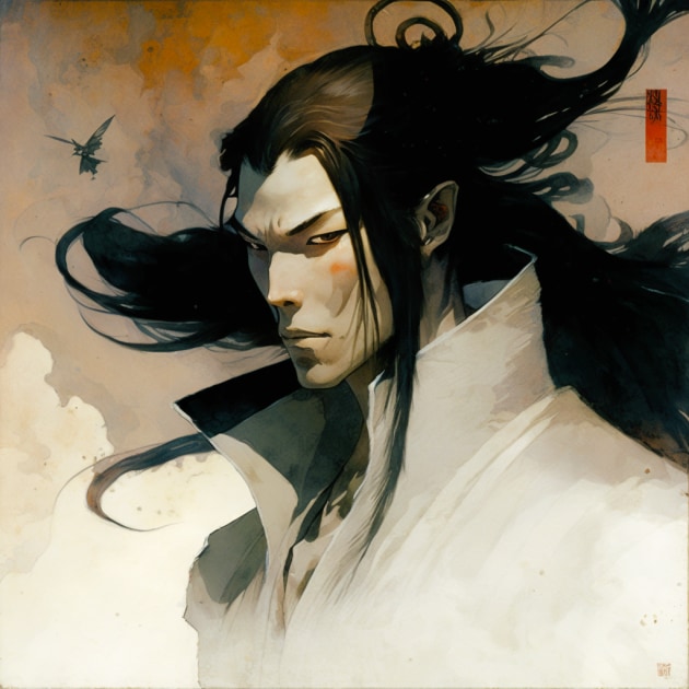 byakuya-kuchiki-art-style-of-gustaf-tenggren