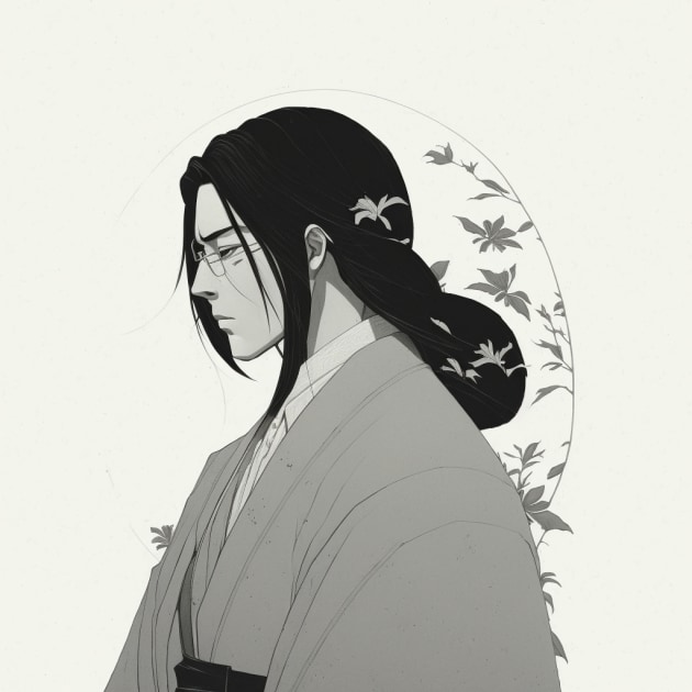 byakuya-kuchiki-art-style-of-harriet-lee-merrion