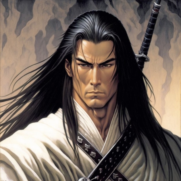 byakuya-kuchiki-art-style-of-larry-elmore