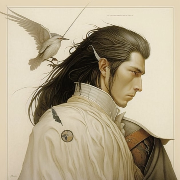 byakuya-kuchiki-art-style-of-michael-parkes