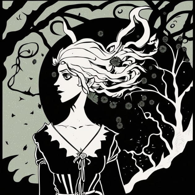 ciri-art-style-of-aubrey-beardsley