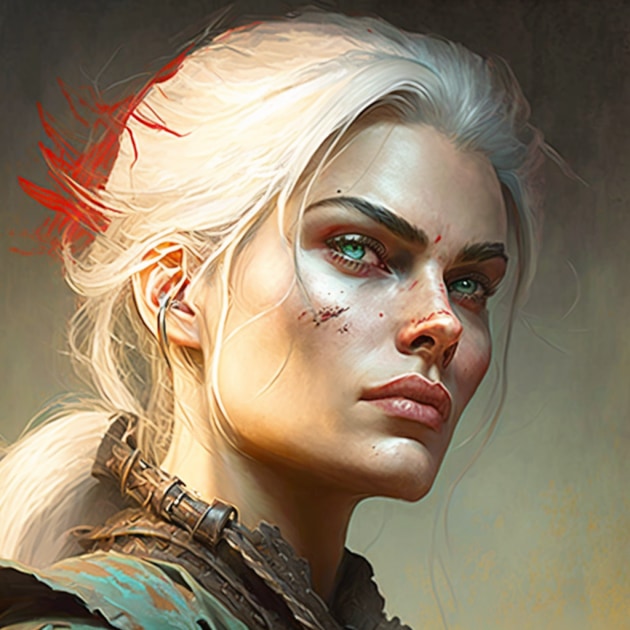 ciri-art-style-of-boris-vallejo