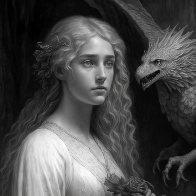 daenerys-targaryen-art-style-of-gustave-dore