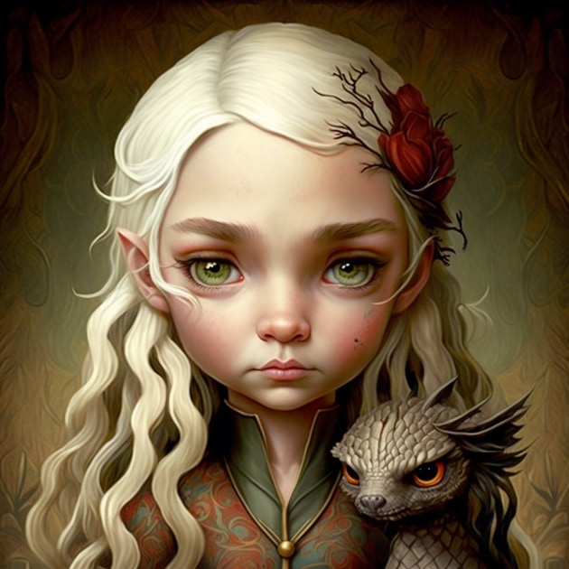 daenerys-targaryen-art-style-of-benjamin-lacombe