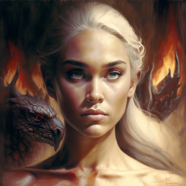 daenerys-targaryen-art-style-of-boris-vallejo