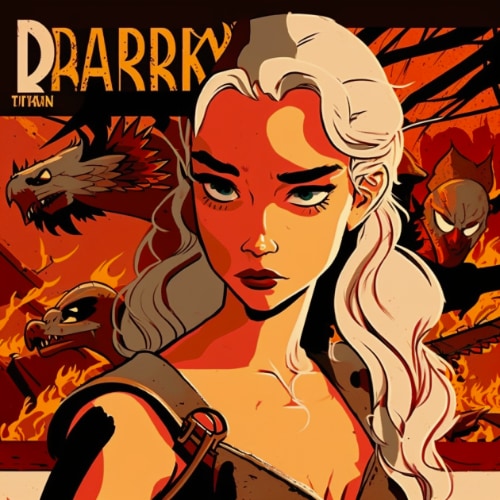 daenerys-targaryen-art-style-of-darwyn-cooke