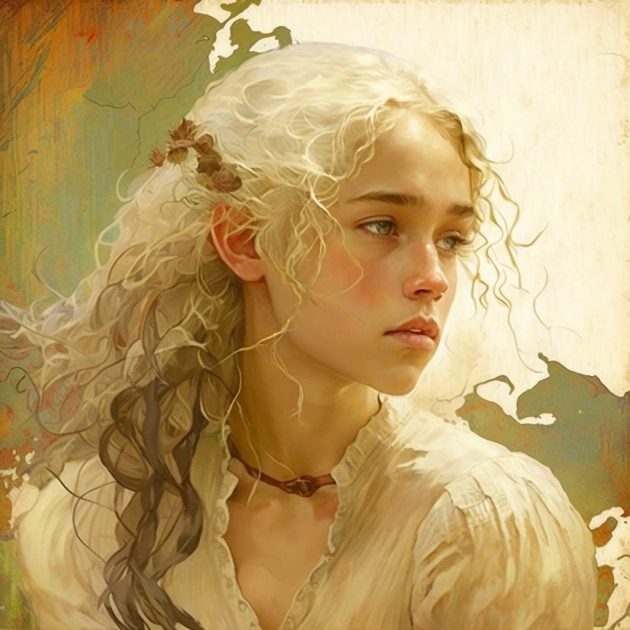 daenerys-targaryen-art-style-of-elizabeth-shippen-green