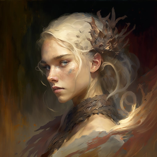 daenerys-targaryen-art-style-of-hans-makart