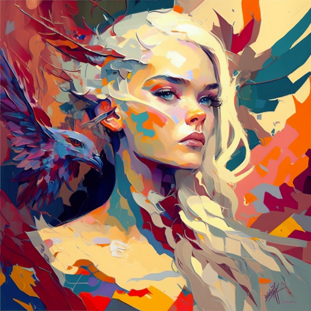 daenerys-targaryen-art-style-of-isaac-maimon