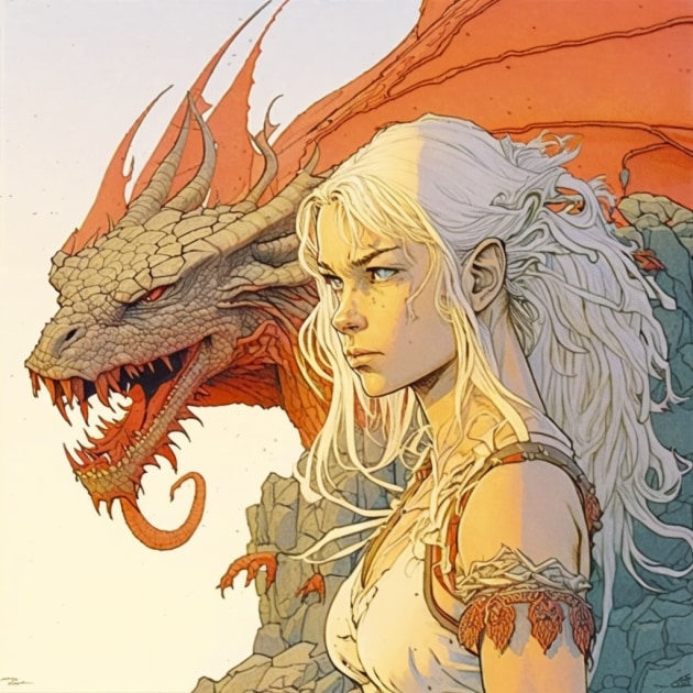 daenerys-targaryen-art-style-of-jean-giraud