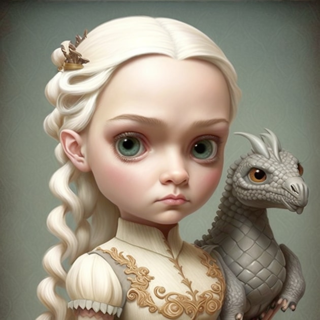 daenerys-targaryen-art-style-of-mark-ryden