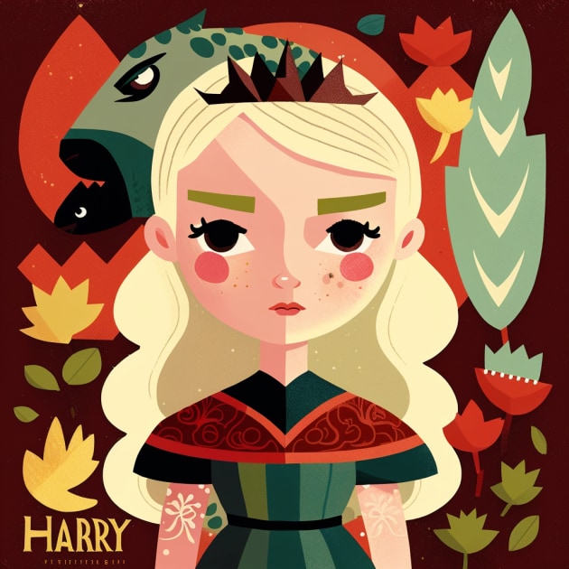 daenerys-targaryen-art-style-of-mary-blair