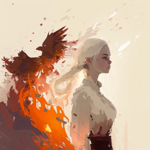 daenerys-targaryen-art-style-of-pascal-campion