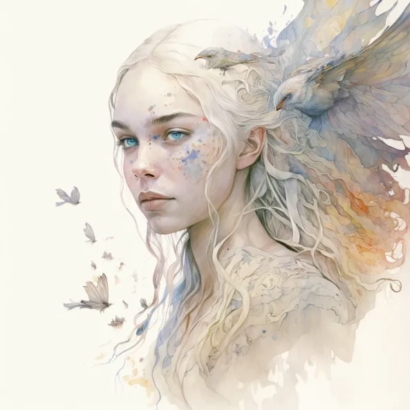 daenerys-targaryen-art-style-of-stephanie-law