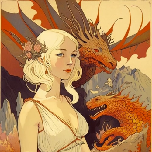 daenerys-targaryen-art-style-of-virginia-frances-sterrett