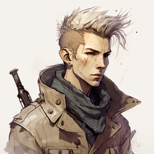 derek-zoolander-art-style-of-akihiko-yoshida