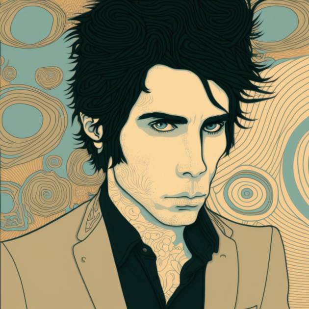 derek-zoolander-art-style-of-audrey-kawasaki