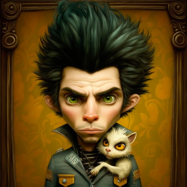 derek-zoolander-art-style-of-benjamin-lacombe