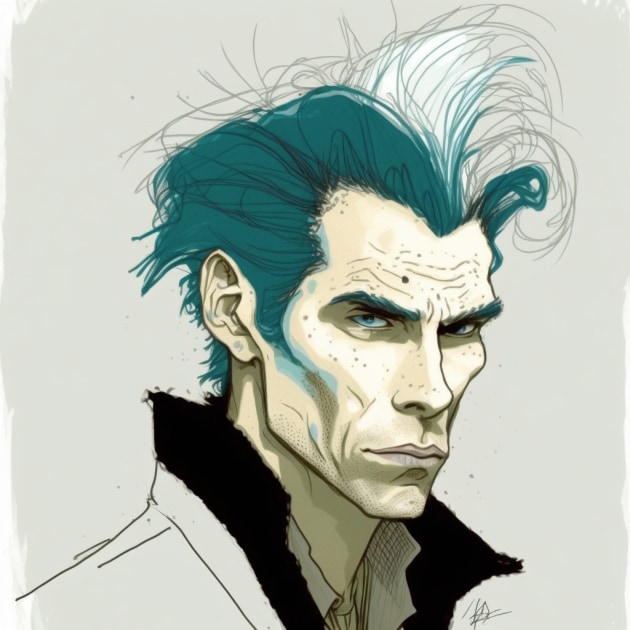 derek-zoolander-art-style-of-claire-wendling