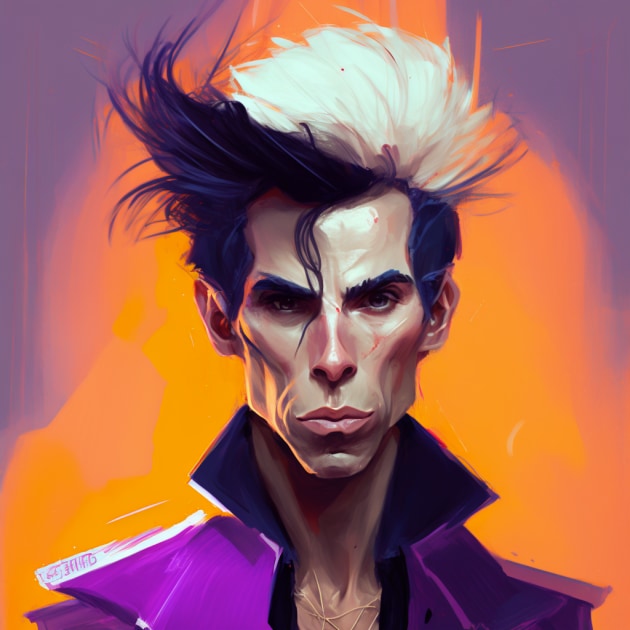 derek-zoolander-art-style-of-lois-van-baarle