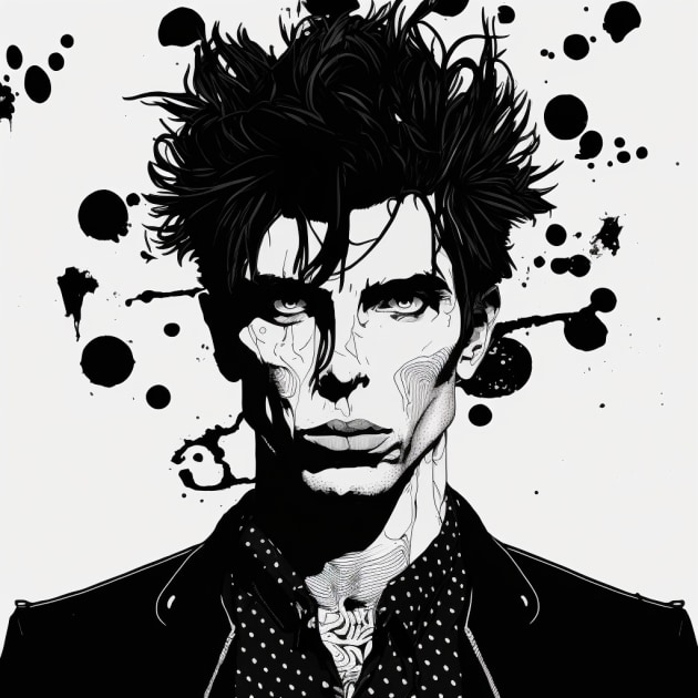 derek-zoolander-art-style-of-kaethe-butcher