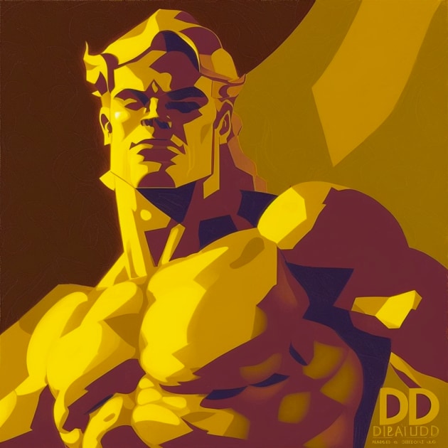 Dio Brando in the Art Style of Aiartes