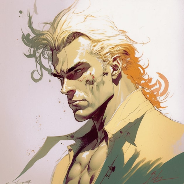 dio-brando-art-style-of-claire-wendling