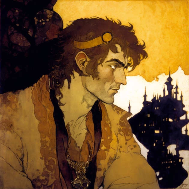 dio-brando-art-style-of-edmund-dulac